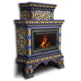 Каминная облицовка КимрПечь Кострома угловая двухъярусная Январь